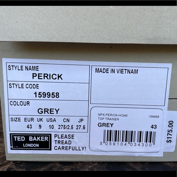 Ted Baker London Perick Leather High-Top Sneakers - Picture 12 of 14